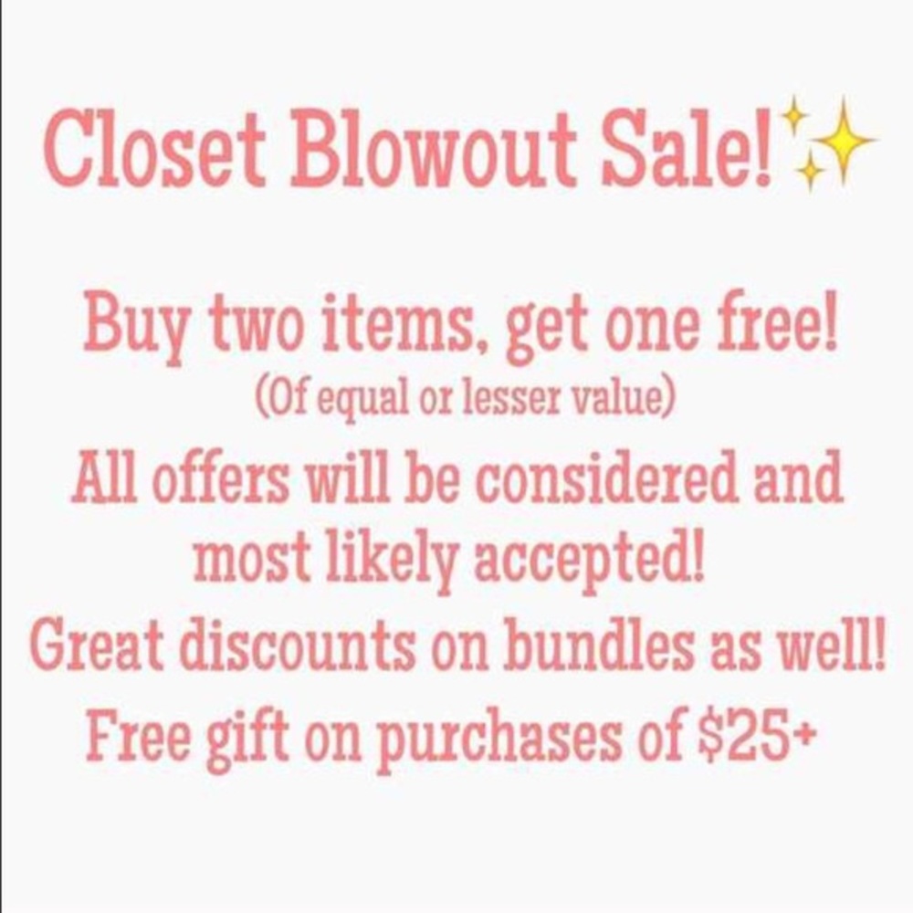 ✨CLOSET BLOWOUT!✨ makeup clothing activewear etc